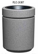 Witt Trash top load round, with plastic liner RLC-2636T