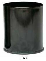 Witt Round wastebasket, black 66BK